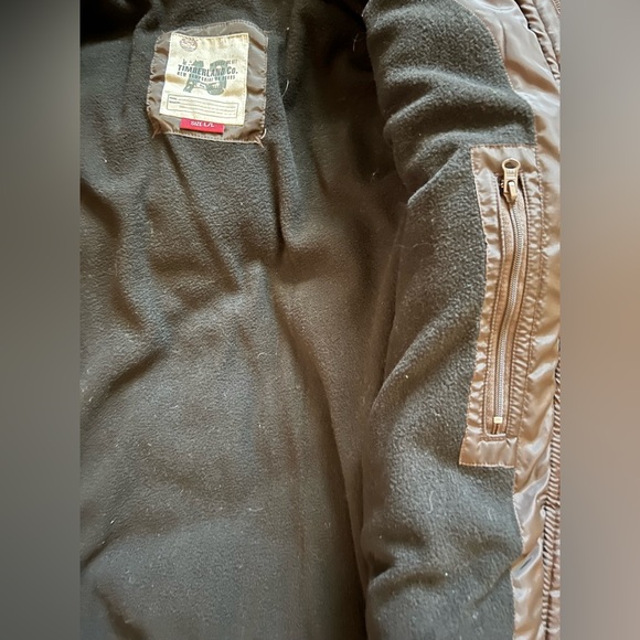 NWT. Timberland Dark Brown Puffer Coat. Sz L. - Picture 11 of 15